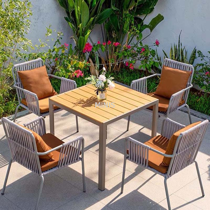 Outdoor-Garten-Balkon-Café-Tisch, Freizeit-Esszimmerstuhl