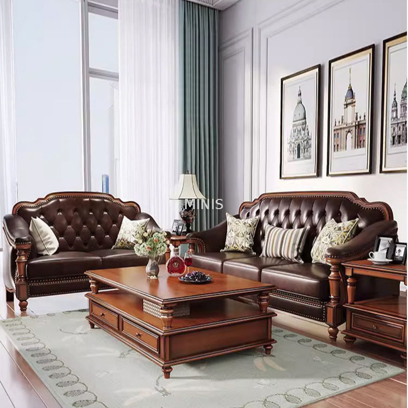 Executive Vintage-Büroschreibtisch aus massivem Holz für das Wook-Zimmer