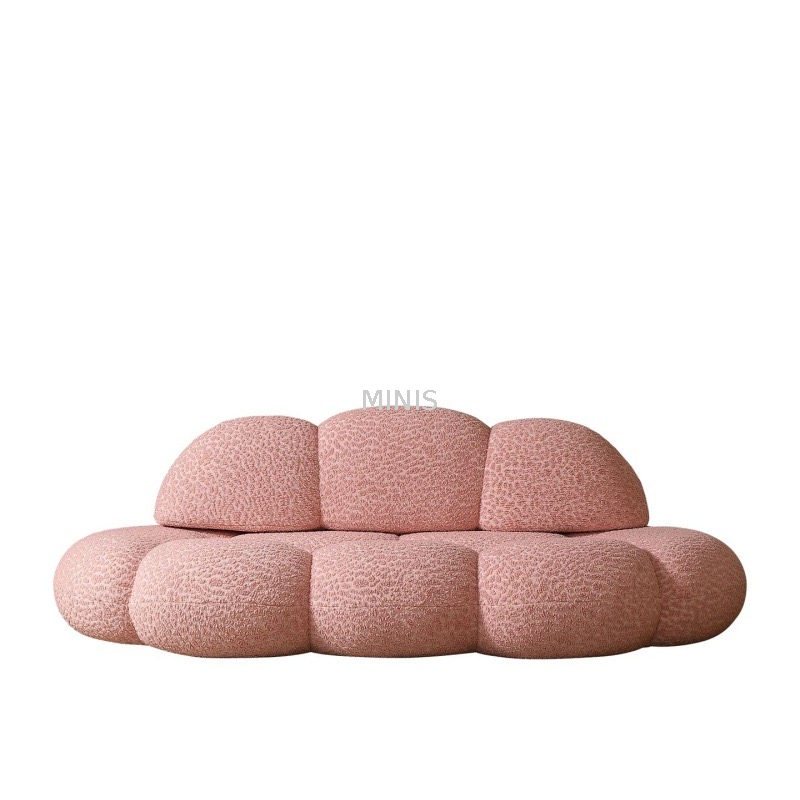 Sofa Möbel kreative wolkenförmige Samt-Stoffcouch