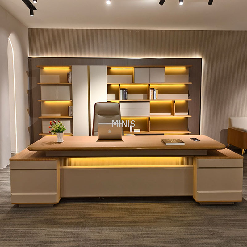 Chinesischer neuer, einzigartiger, schöner Arbeitsdesign-Manager-Büroschreibtisch