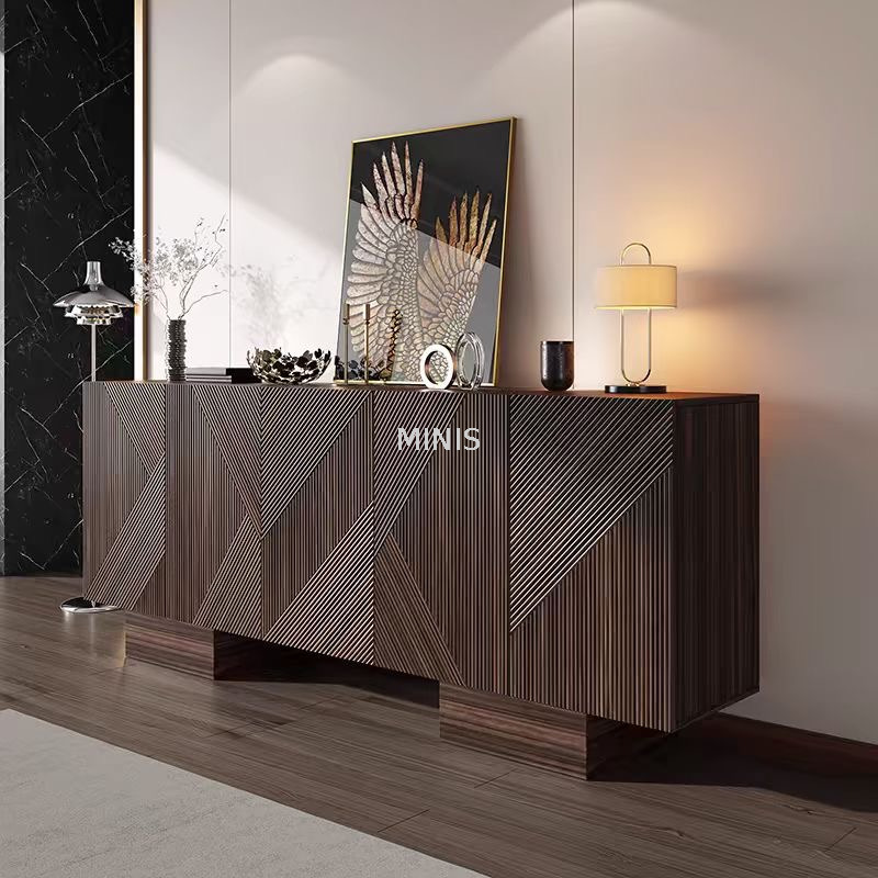 Holz Sideboard wird als Wohn-/Esszimmer -Lagerschrank verwendet