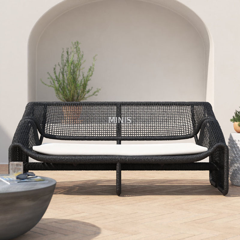Outdoor gute leichte leichte tragbare Gartenstuhl mit Kissen