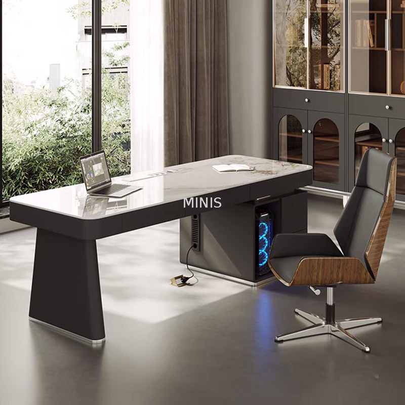 Home Office Furniture Kleiner eleganter Marmor-Computertisch