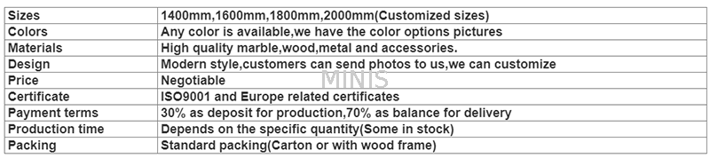 Schreibtisch aus Marmor