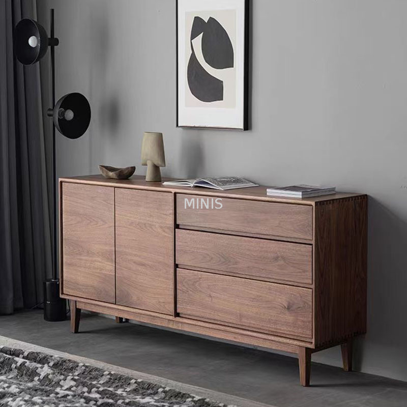 Holz Sideboard wird als Wohn-/Esszimmer -Lagerschrank verwendet