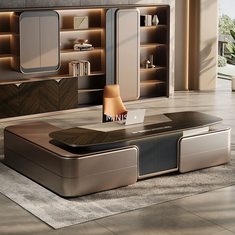 Chinesischer neuer, einzigartiger, schöner Arbeitsdesign-Manager-Büroschreibtisch