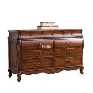 Holz-Sideboard mit Stauraum als Wohn-/Esszimmer-Buffet