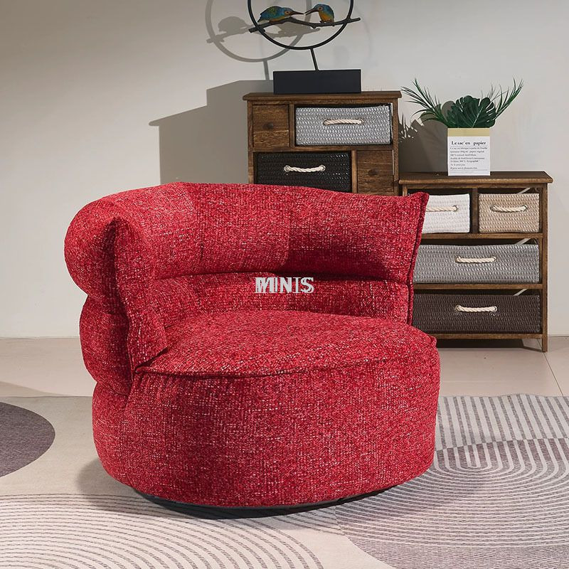 Wohnzimmer guter Qualität elastischer Stoff Einzelrotary Stuhl