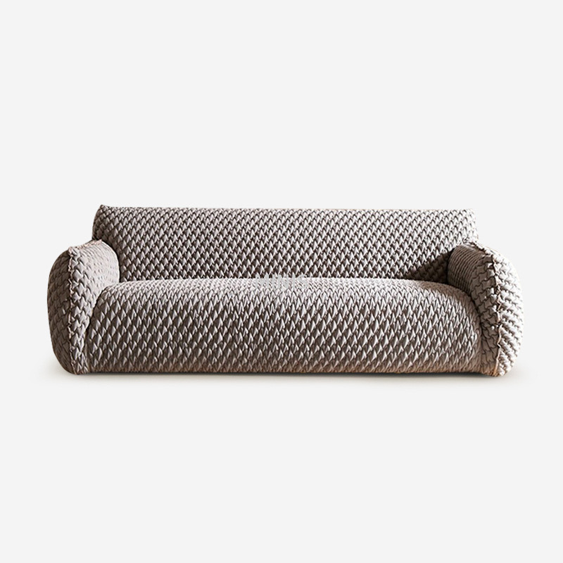Wohnzimmer oder Schlafzimmer bequemer blauer Stoff einzelner Stuhl
