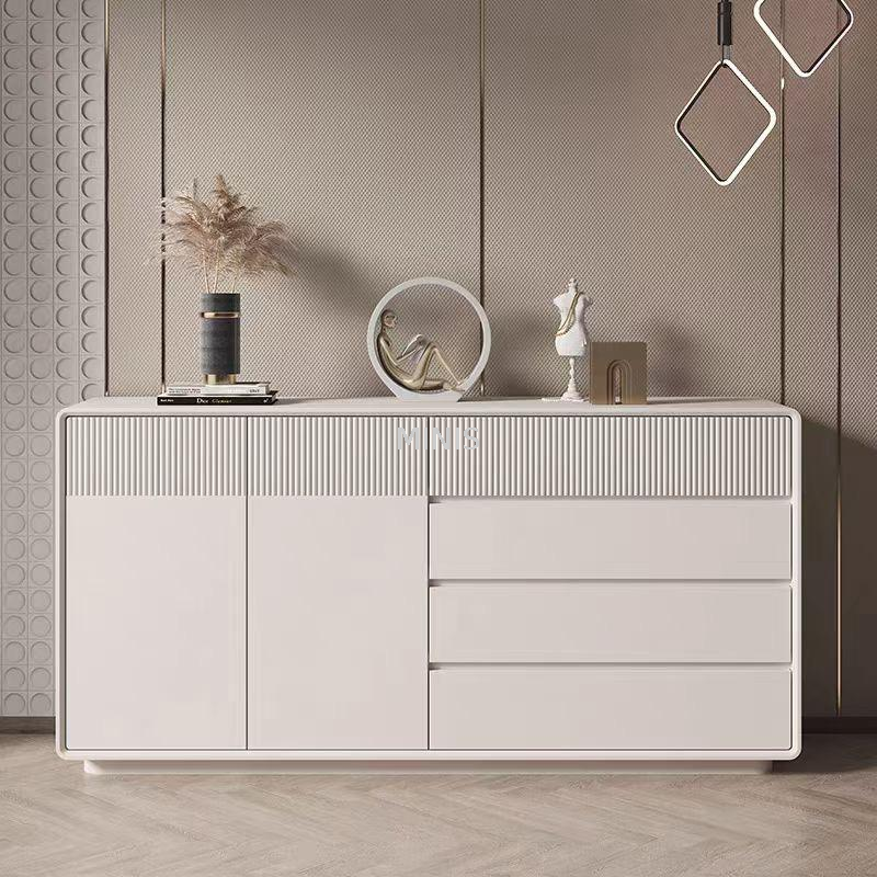 Schlafzimmer Seitenschrank oder Wohnzimmer elegant Beige Sideboard