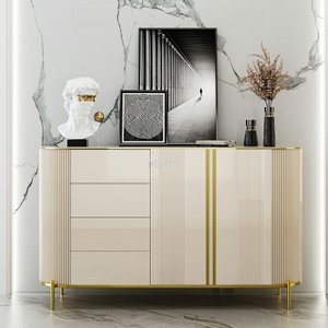 Modernes Wohn-/Esszimmer-Sideboard in Beige